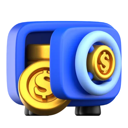 Cofre  3D Icon