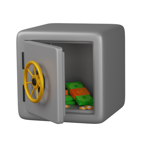 Cofre  3D Icon