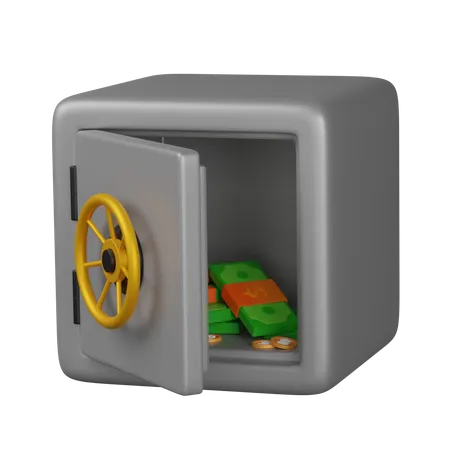 Cofre  3D Icon