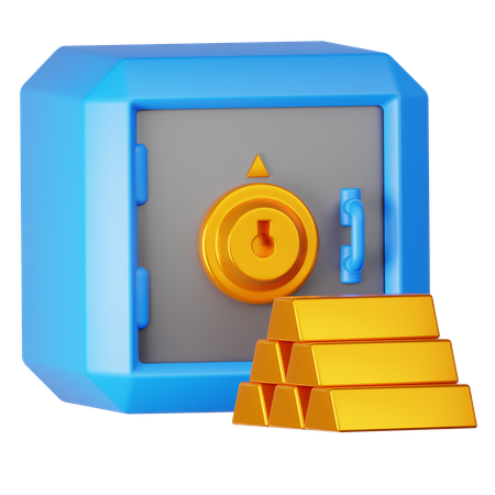 Cofre  3D Icon