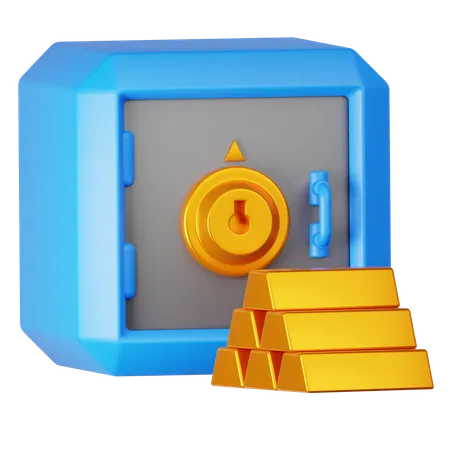 Cofre  3D Icon