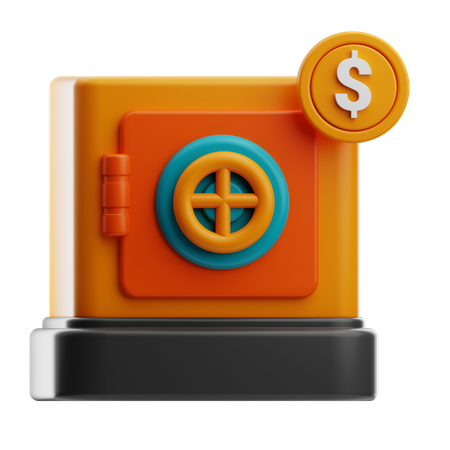 Cofre  3D Icon