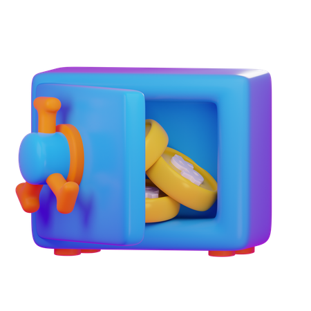 Cofre  3D Icon