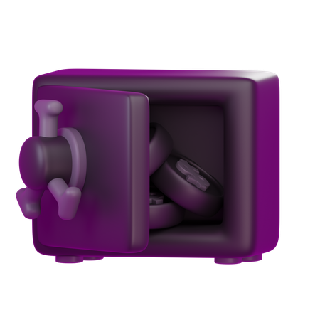 Cofre  3D Icon