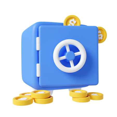 Cofre  3D Icon