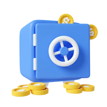 Cofre  3D Icon