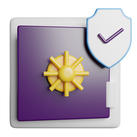 Cofre  3D Icon