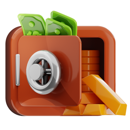 Cofre  3D Icon