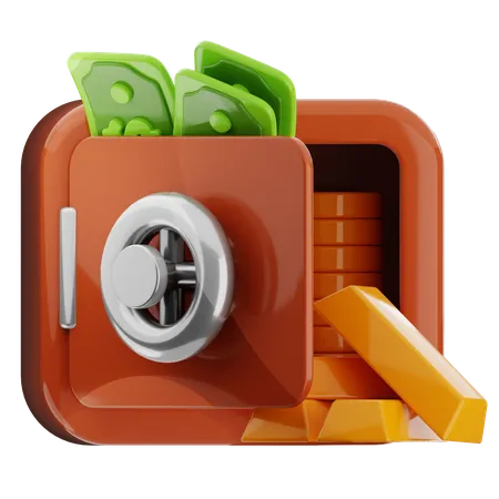 Cofre  3D Icon