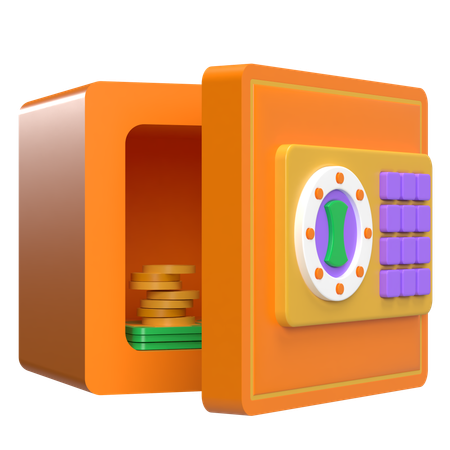 Cofre  3D Icon