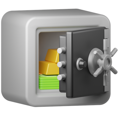 Cofre  3D Icon