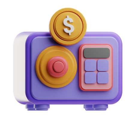 Cofre  3D Icon