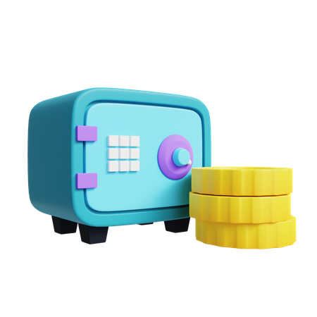 Cofre  3D Icon