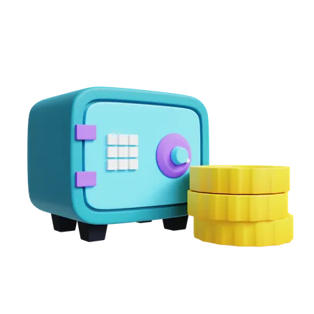 Cofre  3D Icon