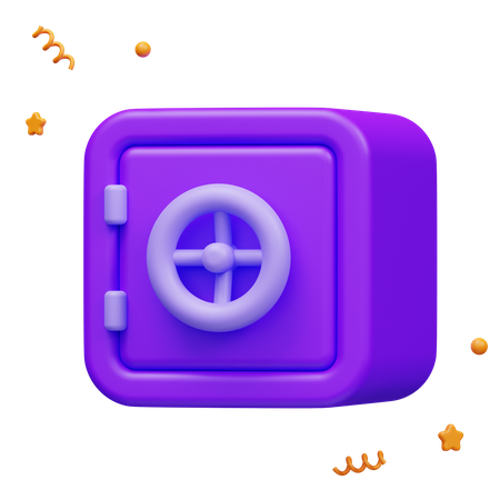 Cofre  3D Icon