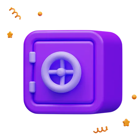 Cofre  3D Icon