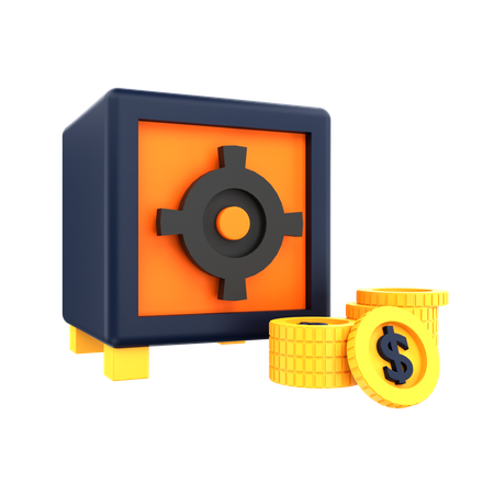 Cofre  3D Icon