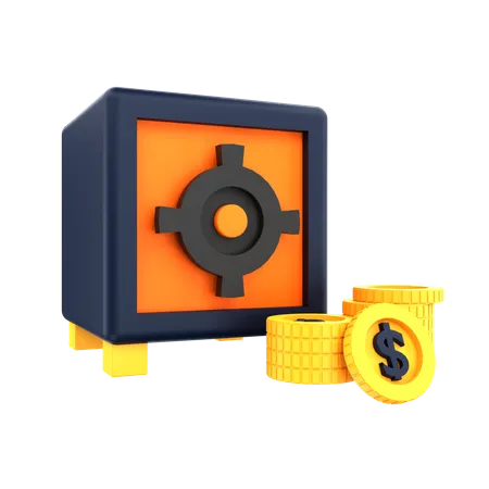 Cofre  3D Icon