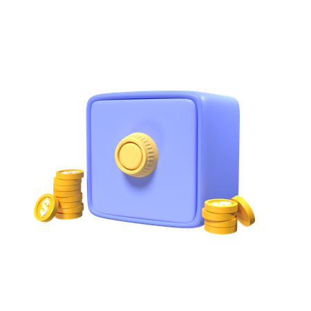 Cofre  3D Icon