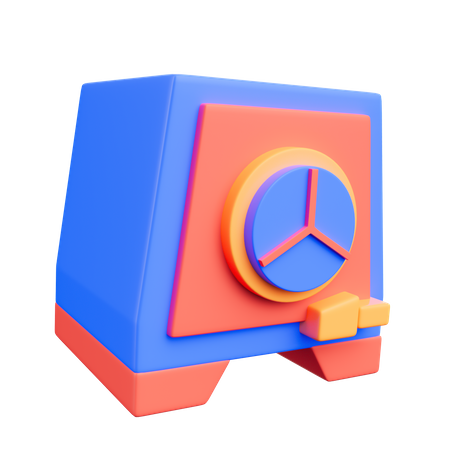 Cofre  3D Icon