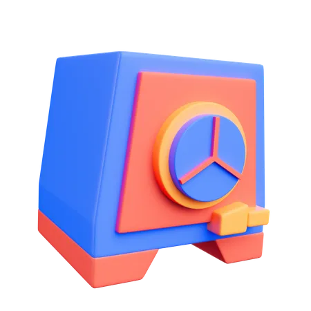 Cofre  3D Icon