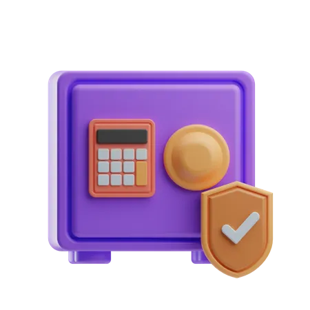 Cofre  3D Icon