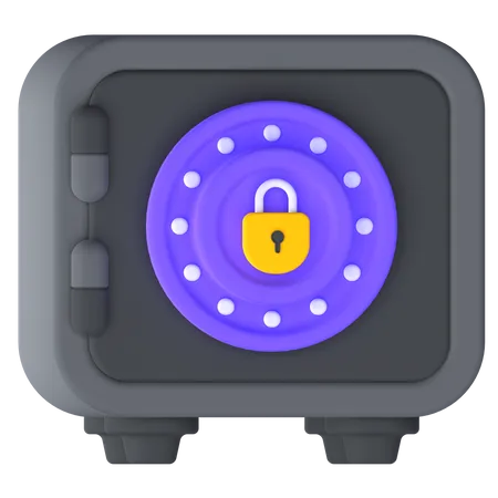 Cofre  3D Icon