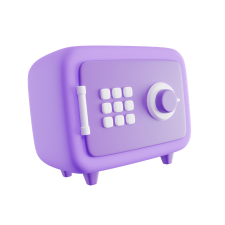 Cofre  3D Icon