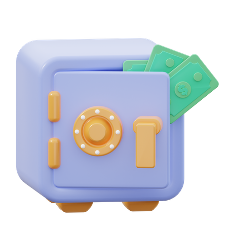 Cofre  3D Icon