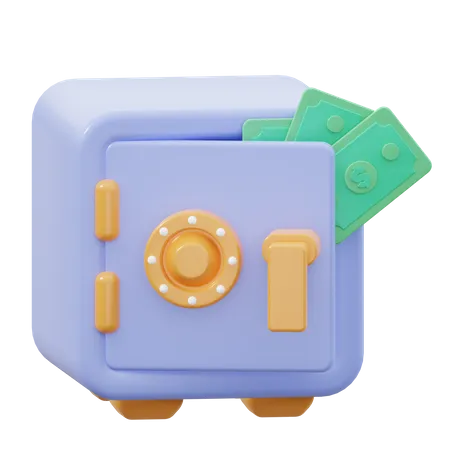 Cofre  3D Icon