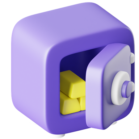 Cofre  3D Icon