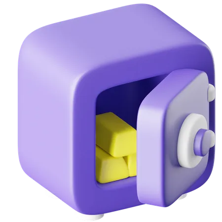 Cofre  3D Icon