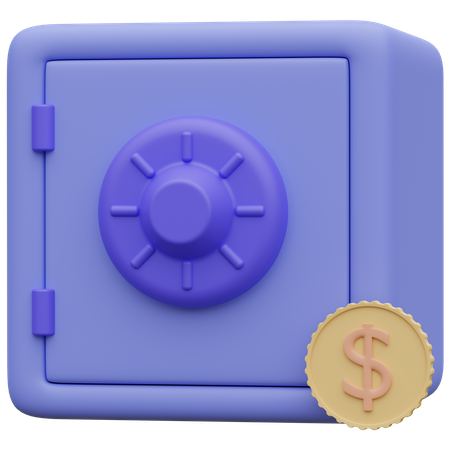 Cofre  3D Icon