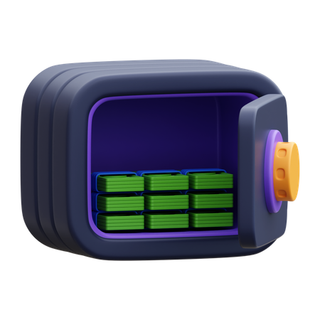 Cofre  3D Icon