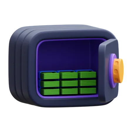 Cofre  3D Icon