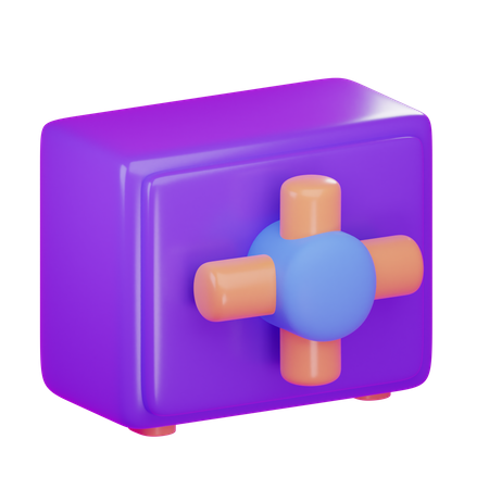 Cofre  3D Icon