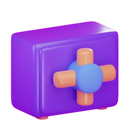 Cofre  3D Icon