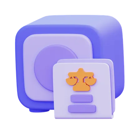 Cofre  3D Icon