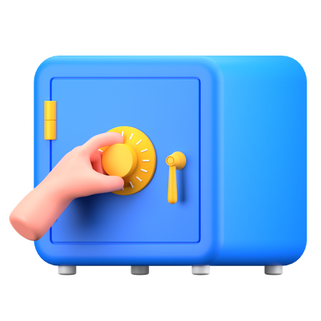 Cofre  3D Icon