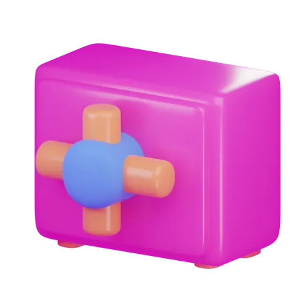 Cofre  3D Icon