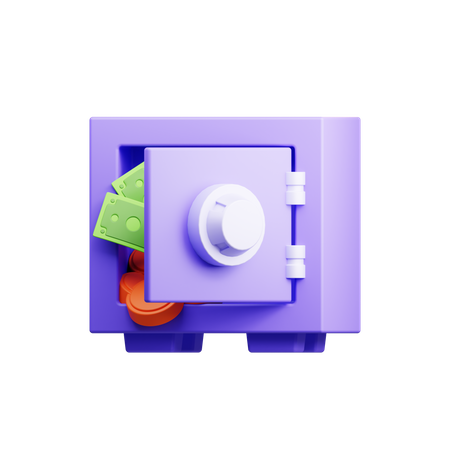 Cofre  3D Icon