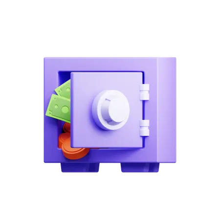 Cofre  3D Icon