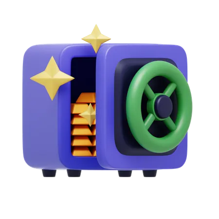 Cofre  3D Icon