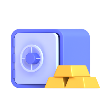 Cofre  3D Icon