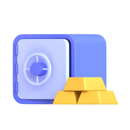 Cofre  3D Icon