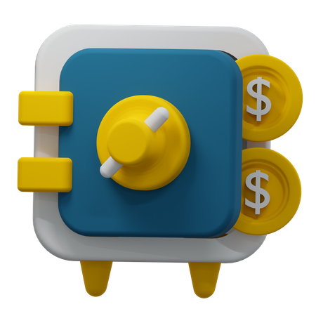 Cofre  3D Icon