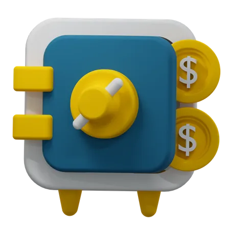 Cofre  3D Icon