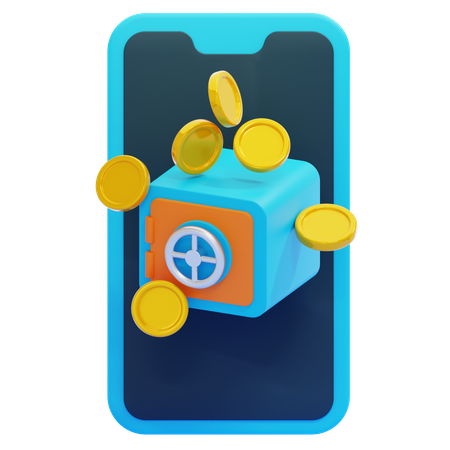 Cofre  3D Icon