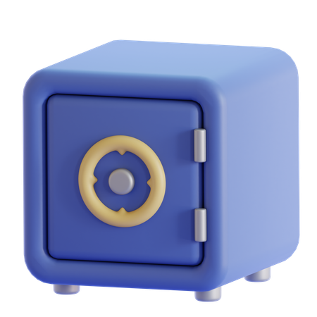 Cofre de dinheiro  3D Icon