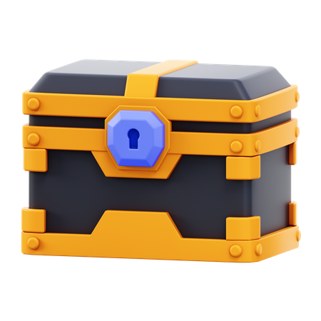 Cofre de juego  3D Icon